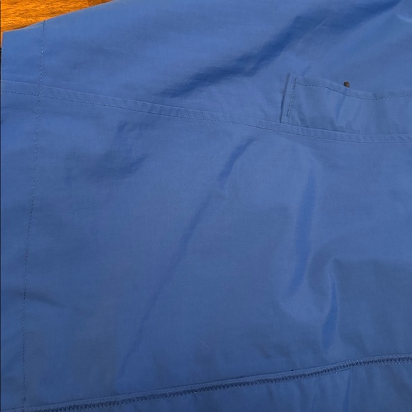 Lands End Women's Plus Size Squall Hooded Waterproof Raincoat Royal Cobalt - Picture 6 of 6